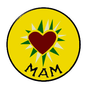 fete des meres medal in 9k gold by heart