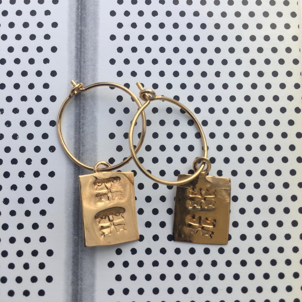 creoles pampille omega par coeur