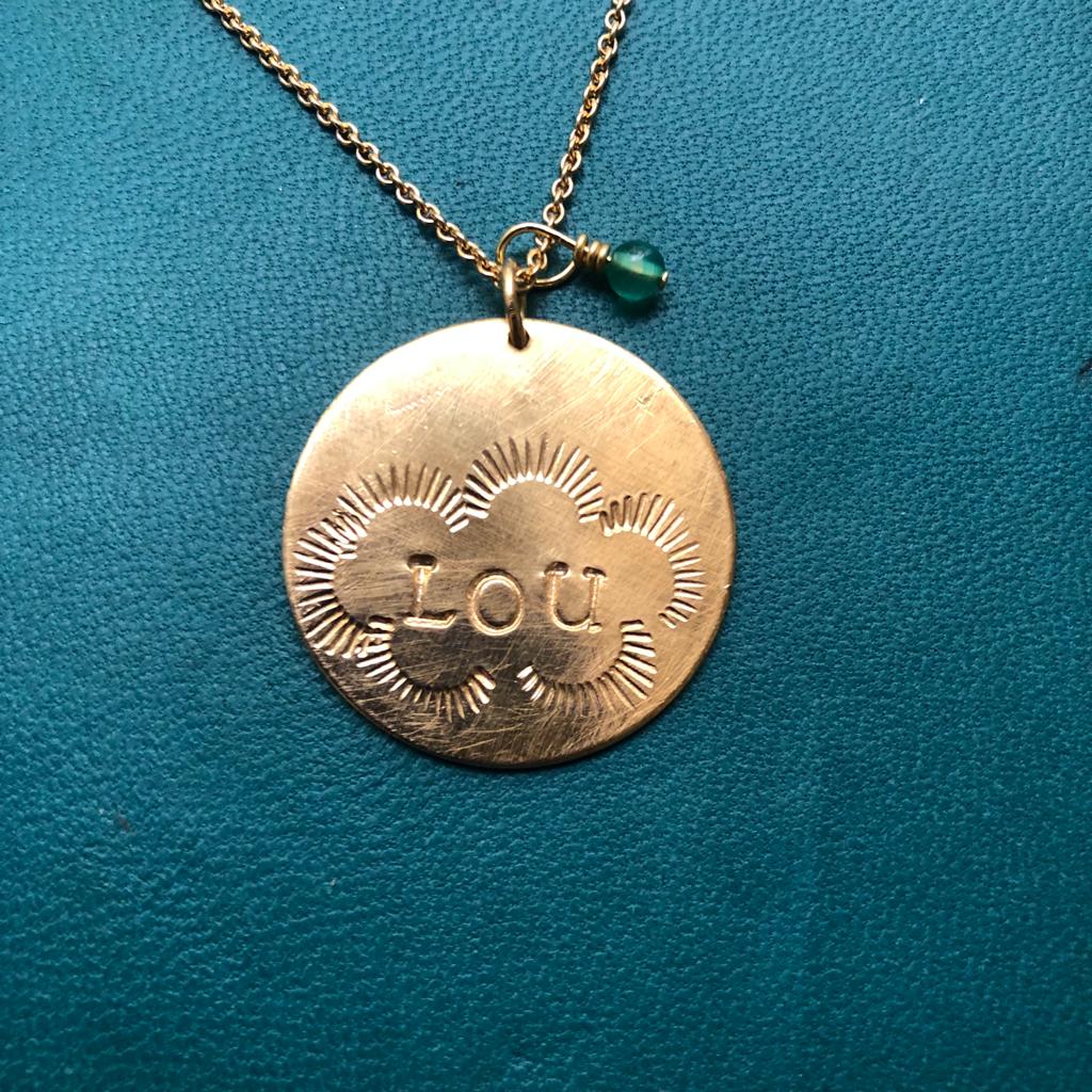 CLOUD long necklace to personalize