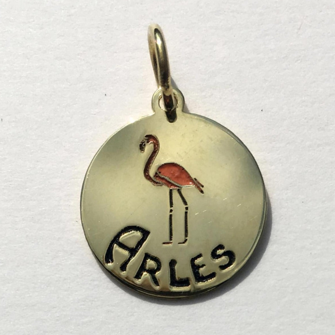 par coeur médaille voyage émaillée arles