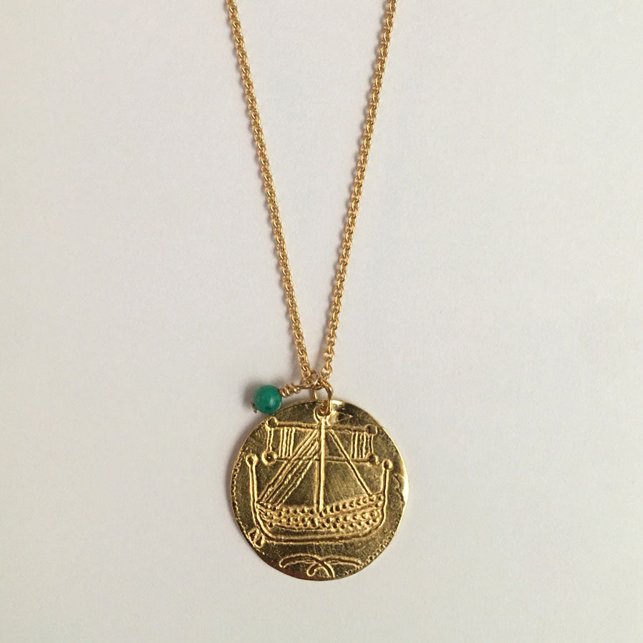 par coeur médaille vermeil bateau