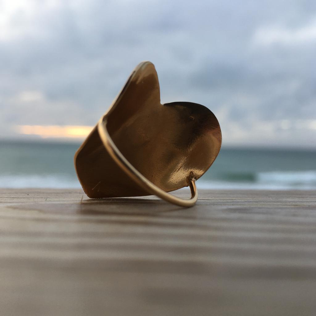 bague coeur par coeur vermeil