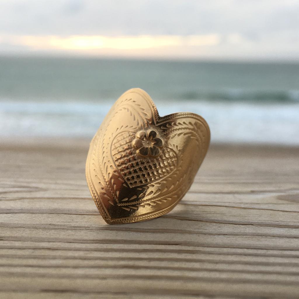 bague coeur par coeur vermeil