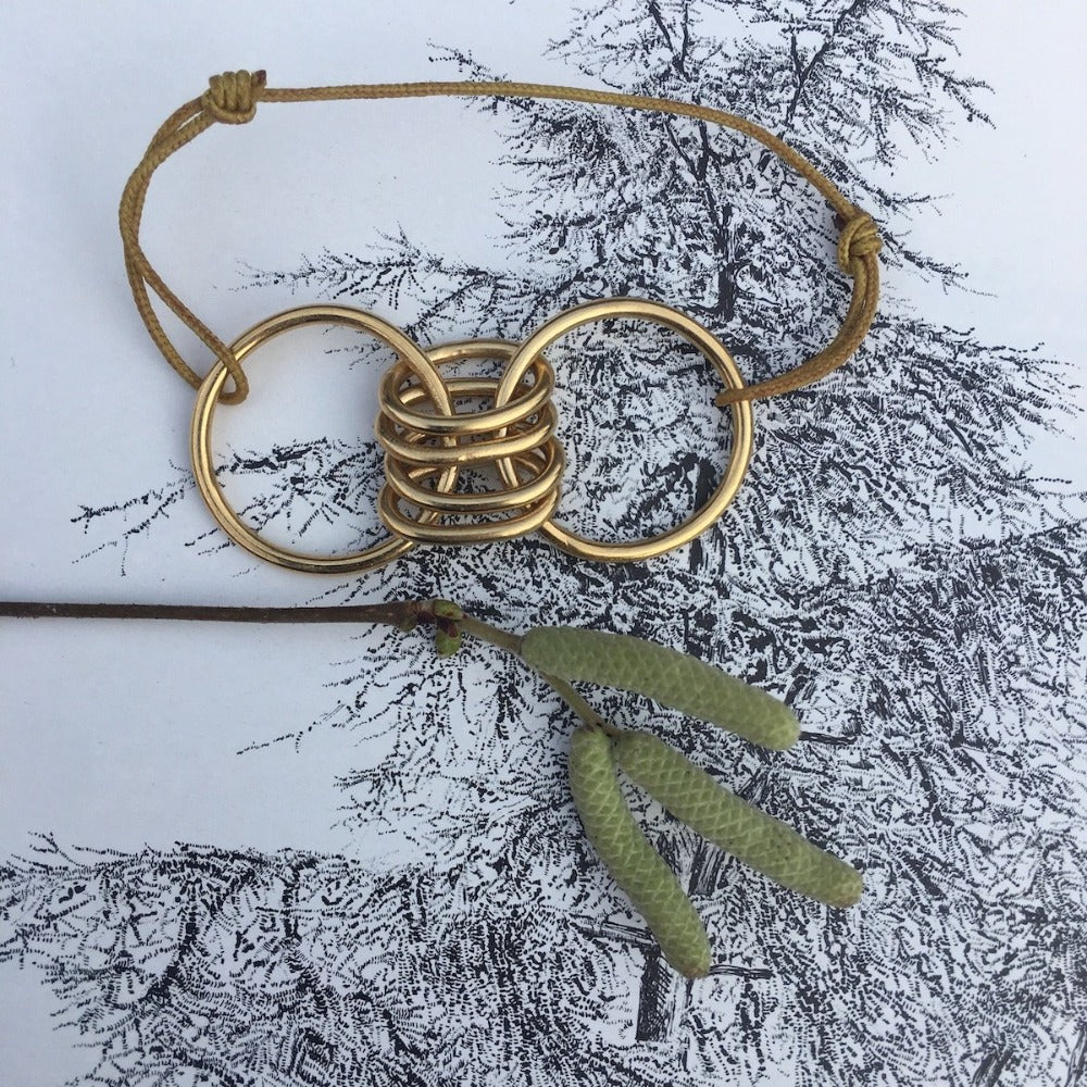 par coeur bracelet Ronda vermeil