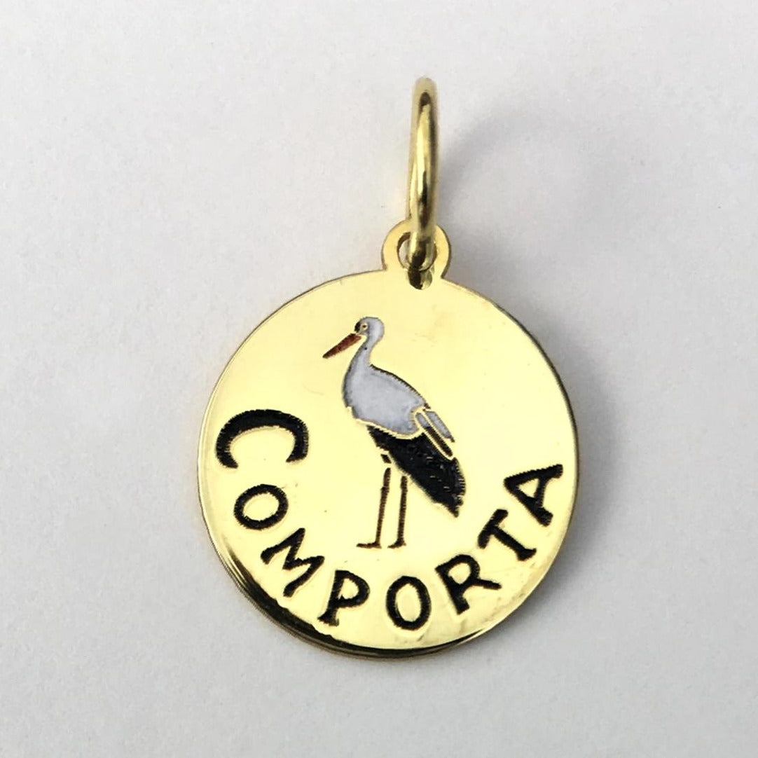 par coeur médaille voyage émaillée comporta