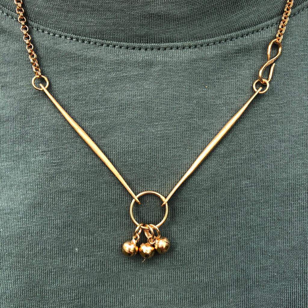 collier tanit en vermeil