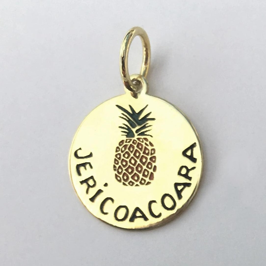 par coeur médaille voyage émaillée jericoacoara