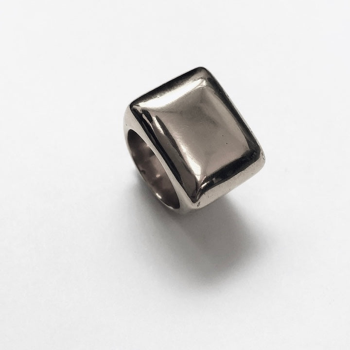 par coeur bague square argent
