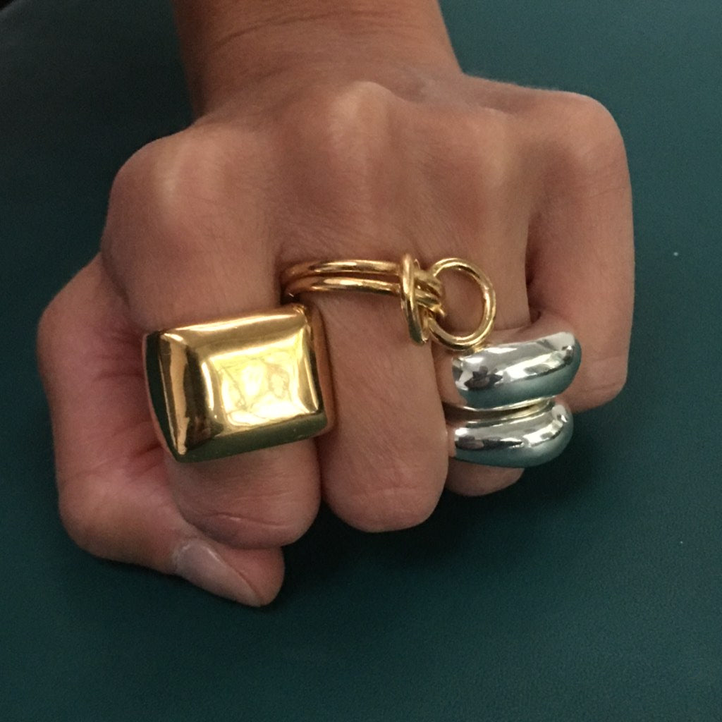 bague bomba M vermeil par coeur