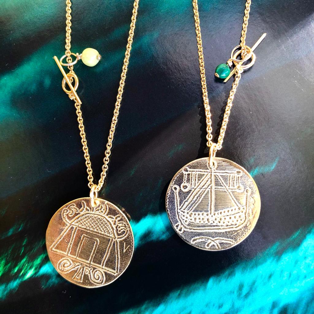 médaille bateau Par Coeur vermeil