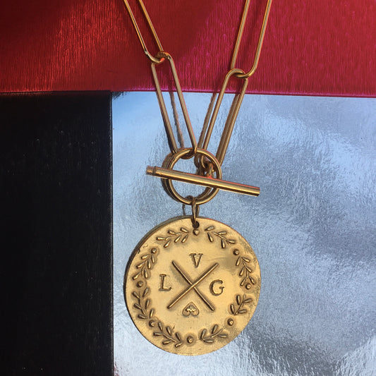 LAURIERS medal to personalize Chain XL short