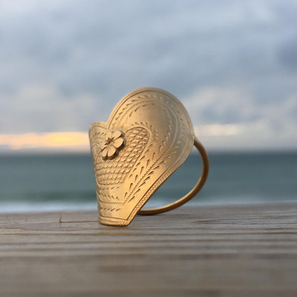 bague coeur par coeur vermeil