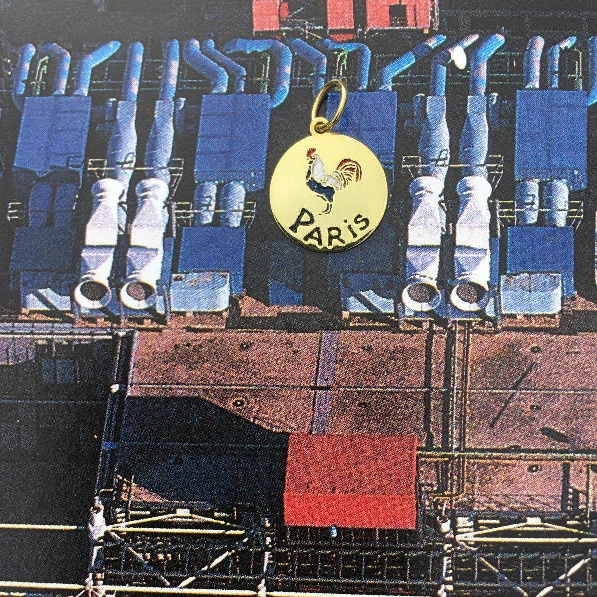 par coeur médaille voyage émaillée paris