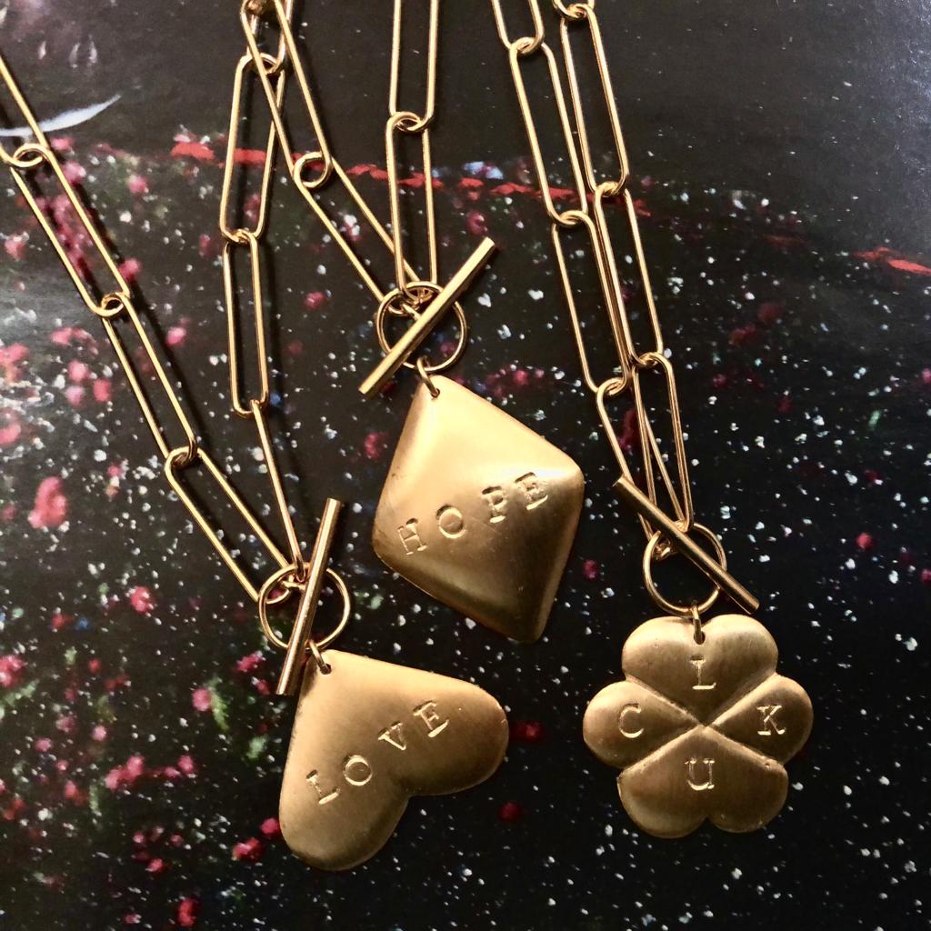 Pendant Clover XL short chain