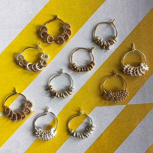 boucles d'oreilles am stram gram vermeil argent Par Coeur 