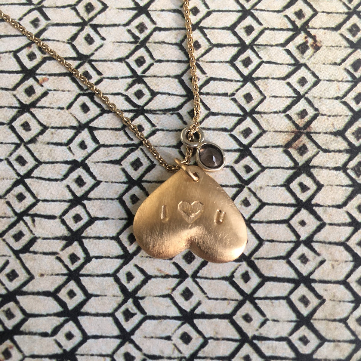 collier par coeur baby love en vermeil coeur