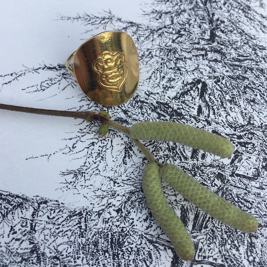 Bague médaille BLASON
