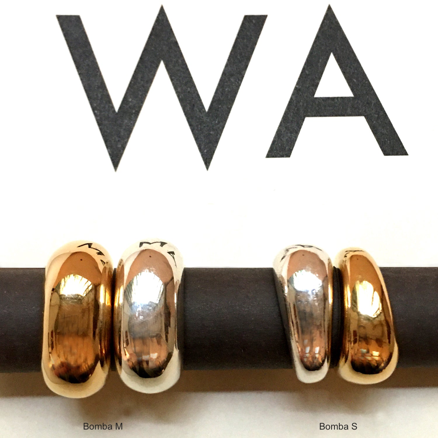 duo bague bomba s vermeil argent par coeur