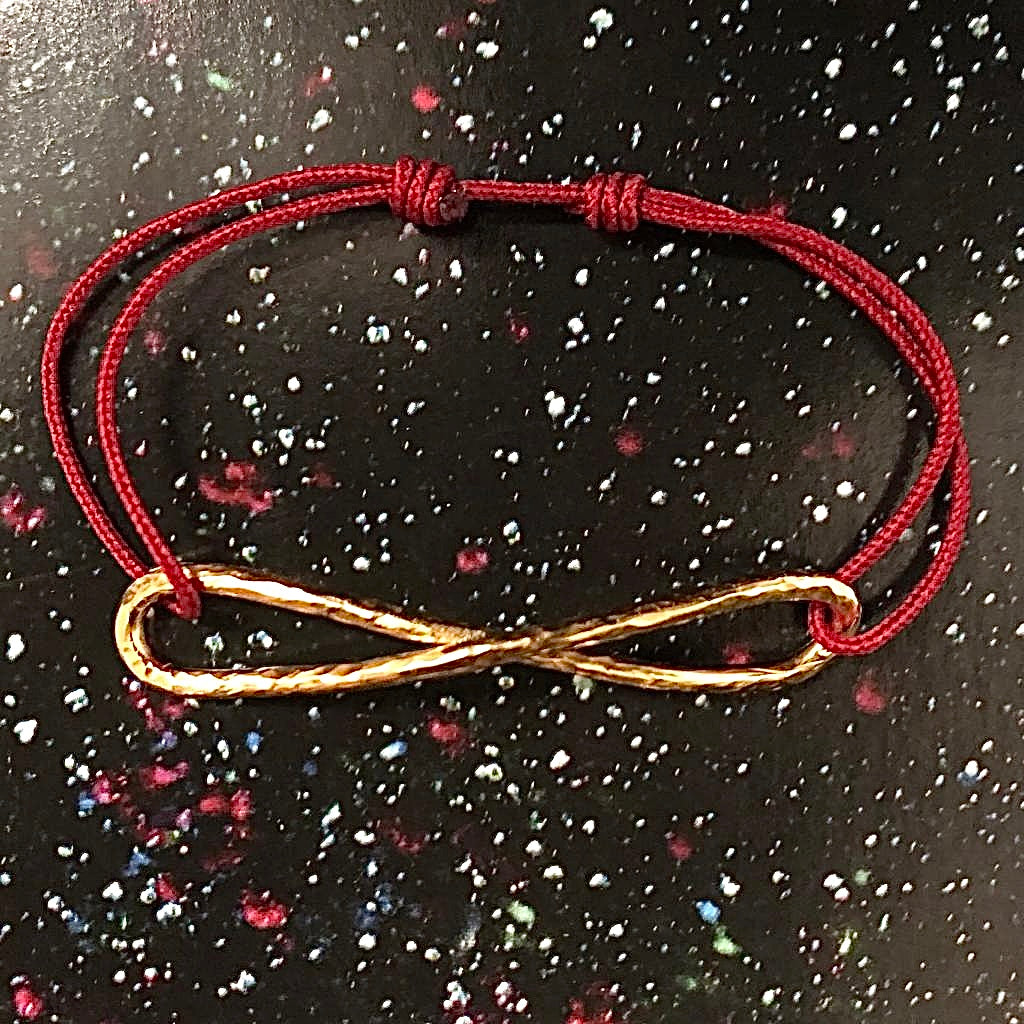 bracelet huit Par Coeur vermeil