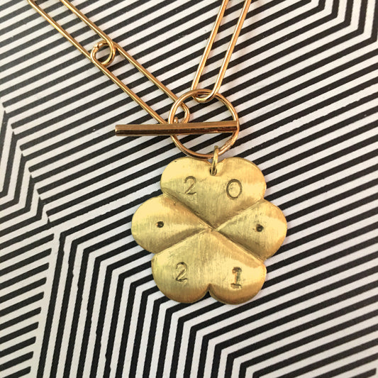 COLLIER CLOVER EN VERMEIL PAR COEUR