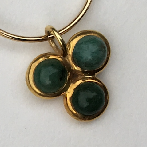 par coeur collier deia jaspe verte