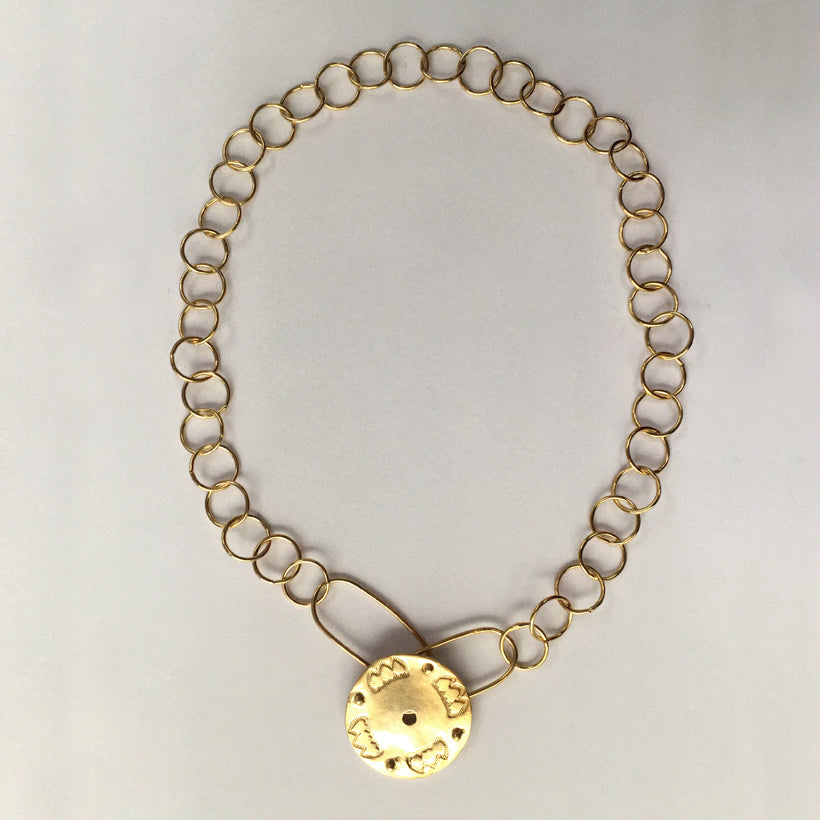 Collier ilio persée vermeil par coeur 