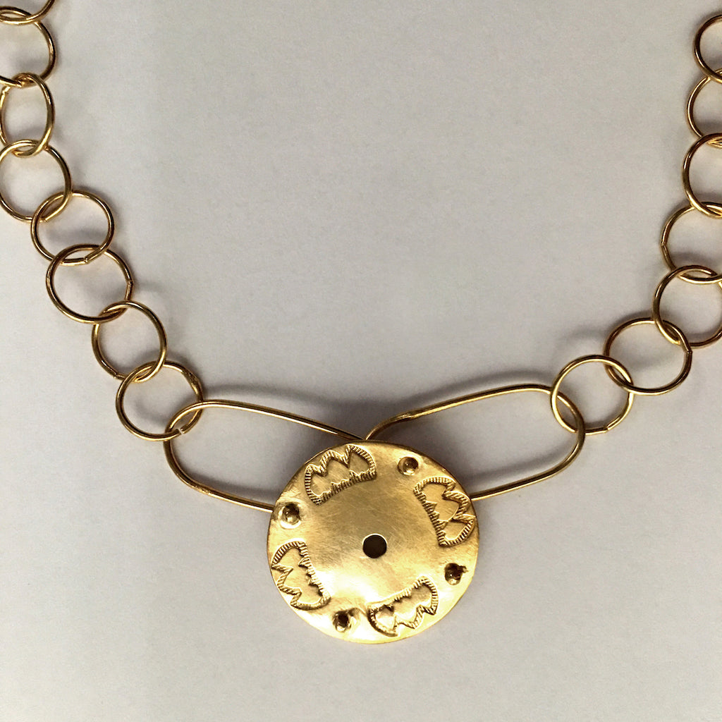 Collier Ilio Médaille Persée vermeil par coeur