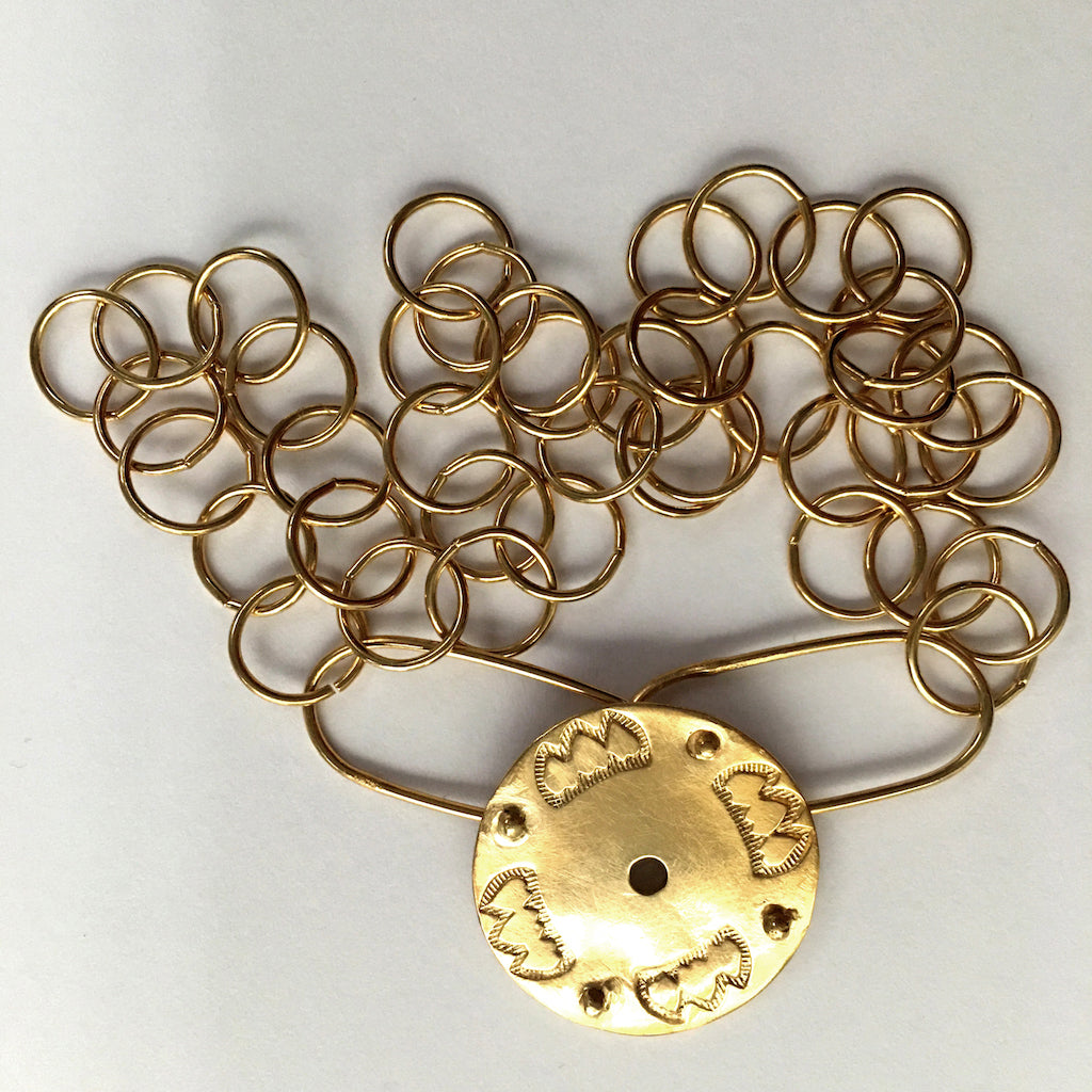 Collier Ilio Médaille Persée vermeil par coeur