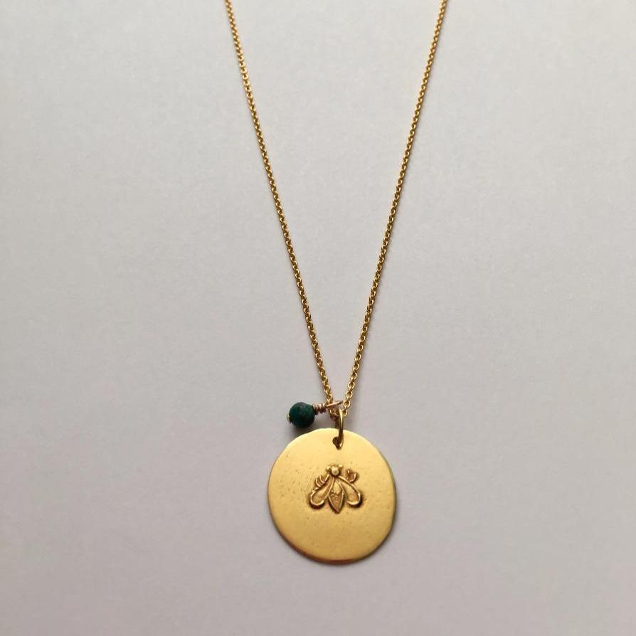 par coeur médaille abeille vermeil