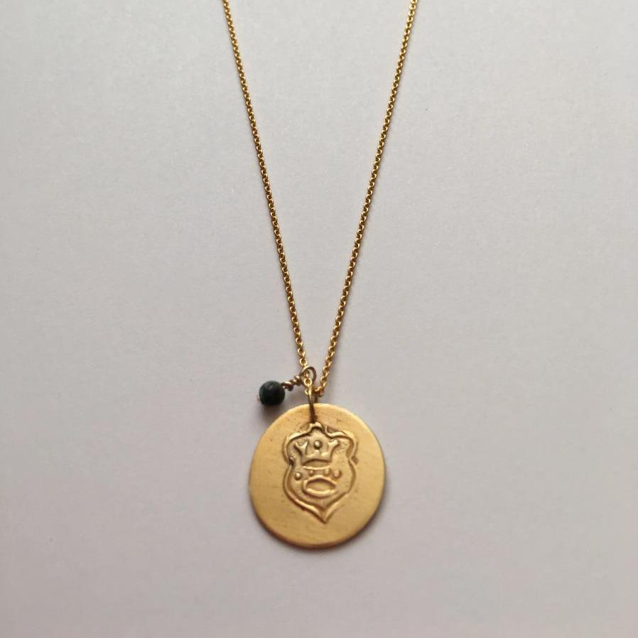 par coeur médaille blason vermeil