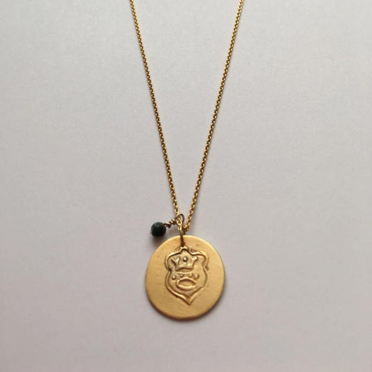 par coeur médaille blason vermeil