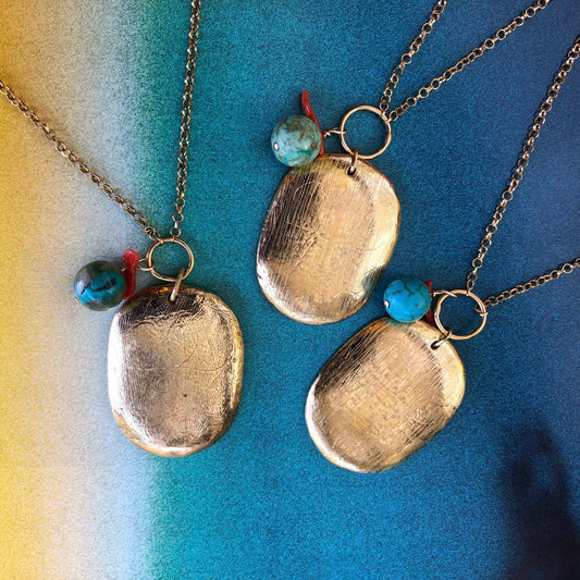 sautoir pebble vermeil Par Coeur 