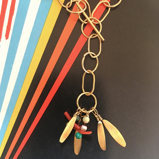 par coeur collier amulette