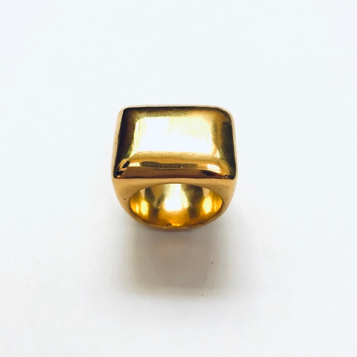 par coeur bague square vermeil