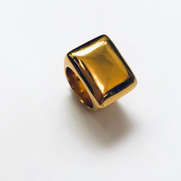 par coeur bague square vermeil