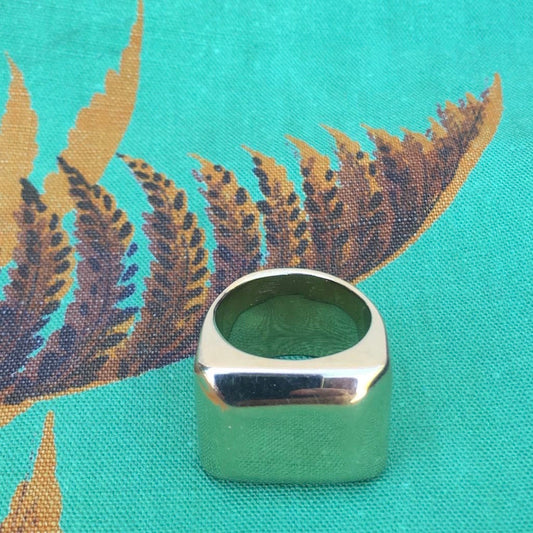 par coeur bague square vermeil