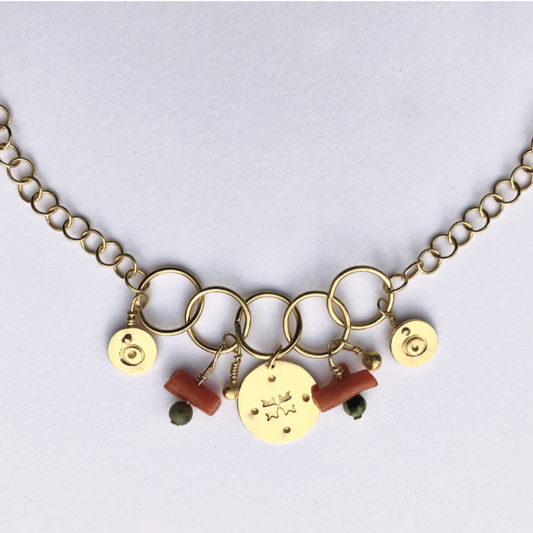 collier tao vermeil par coeur